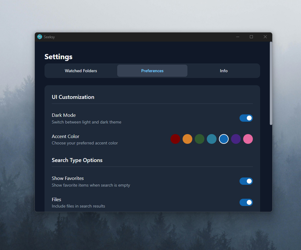 Customization Options